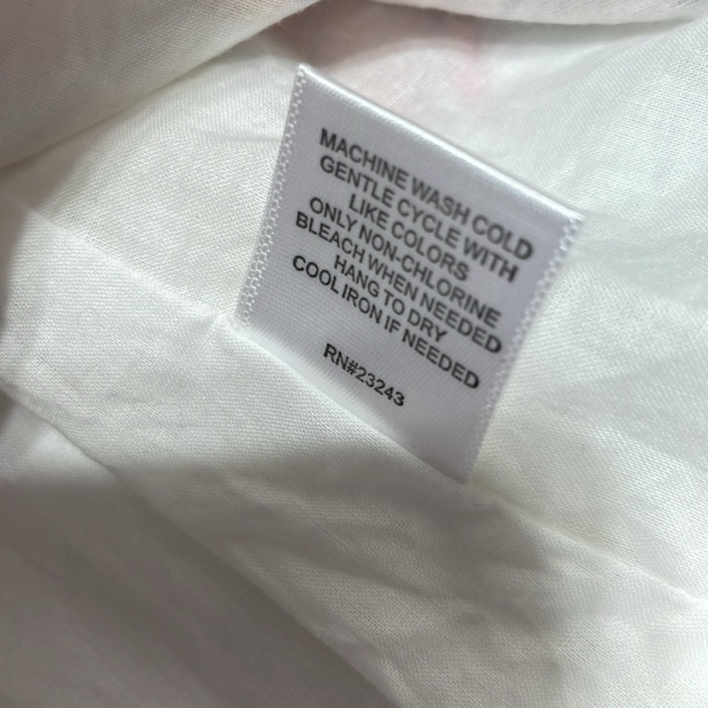 Ny & CO off the shoulder beautiful floral embroidered Eyelet white dress M - Picture 9 of 11